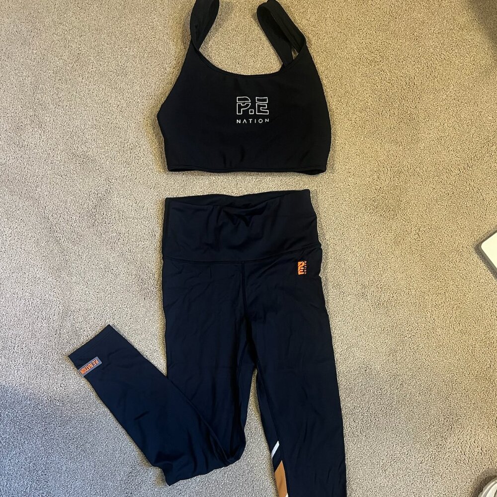 PE NATION Provision Sports Bra and Leggings SET!!